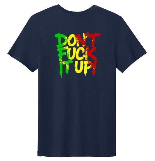 Womens V Neck Rasta