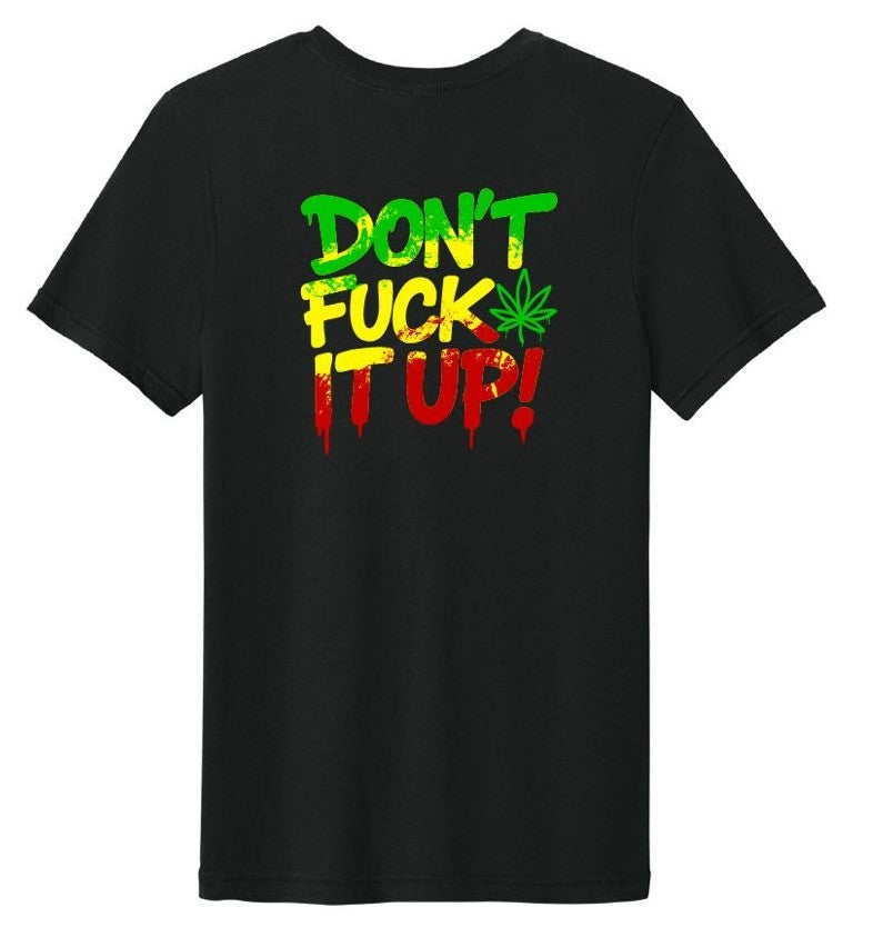 Womens V Neck Rasta